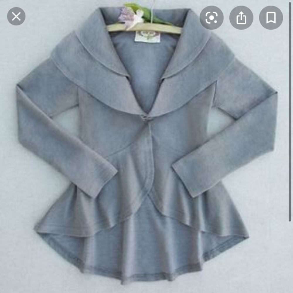 Joyfolie ‘Janis’ peplum jacket - size 7 NWT